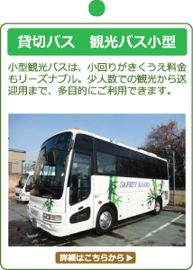 貸切小型観光バス 貸切小型観光バス